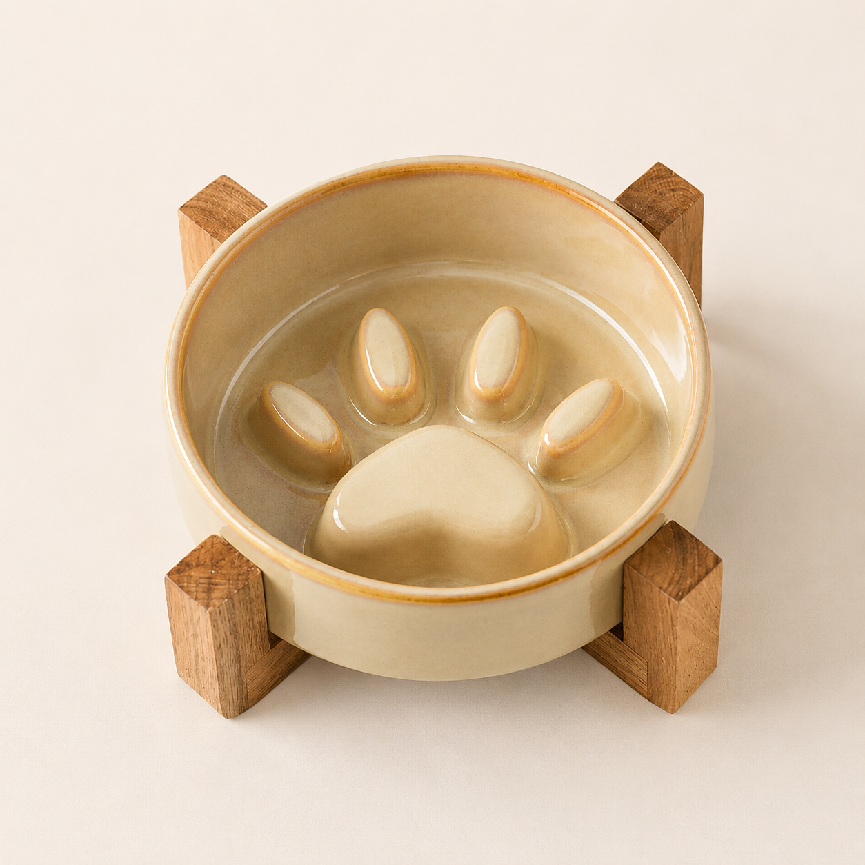 Nordic Ceramic Pet Bowl｜北欧デザイン セラミックペットボウル｜Nest & Paw