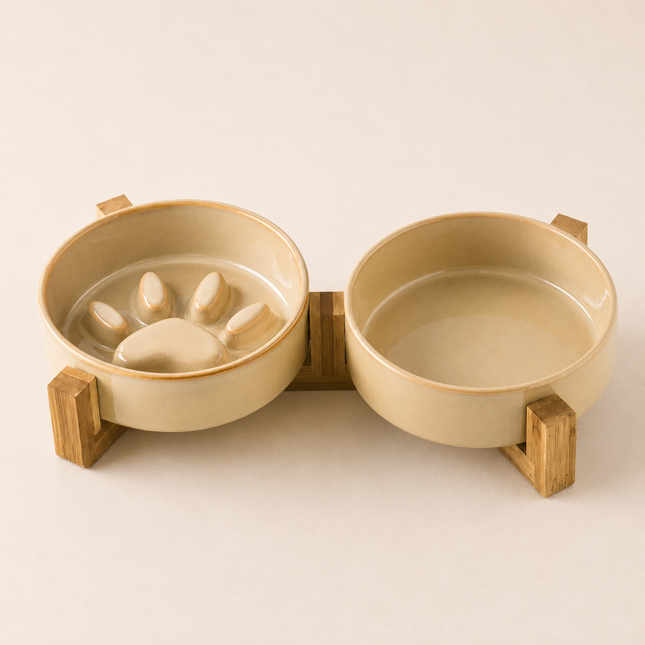 Nordic Ceramic Pet Bowl｜北欧デザイン セラミックペットボウル｜Nest & Paw