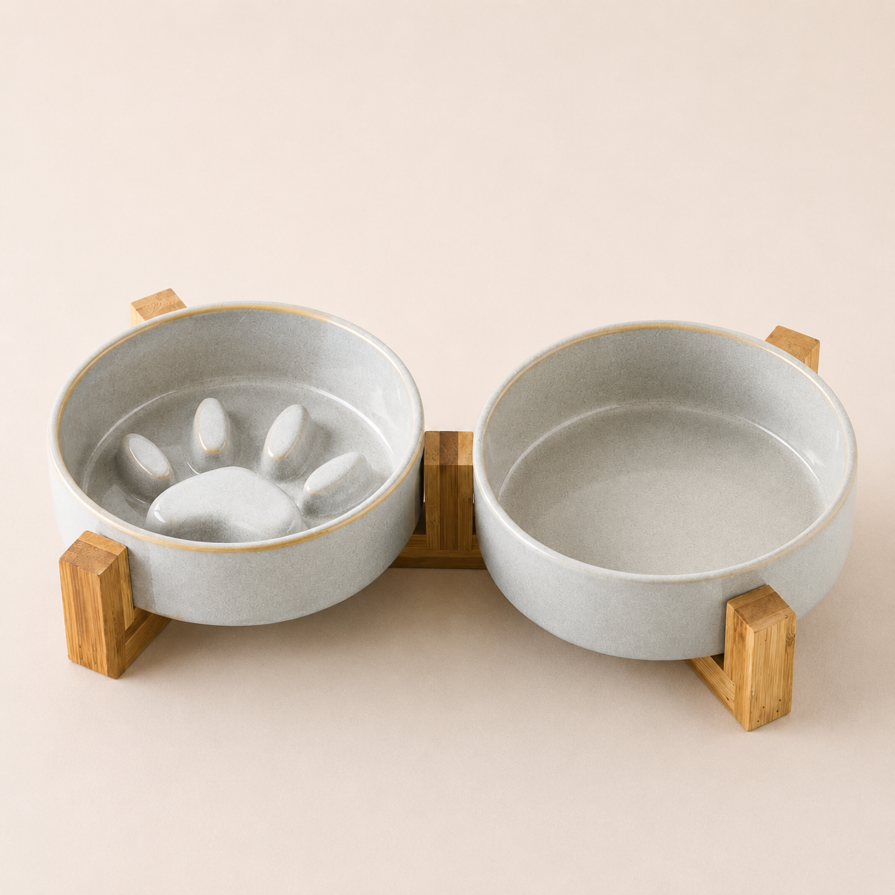 Nordic Ceramic Pet Bowl｜北欧デザイン セラミックペットボウル｜Nest & Paw