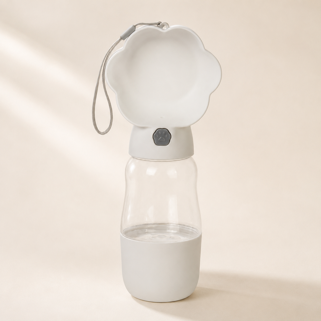 Travel Bottle Pro｜2in1 ポータブル給水ボトル＆フードケース｜Nest & Paw