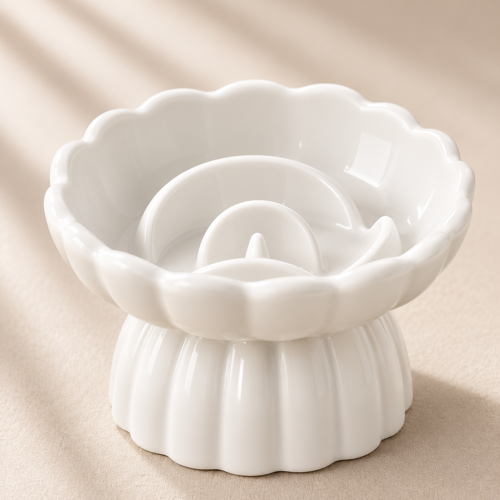 Bloom Ceramic Pet Bowl｜ブルーム セラミックフードボウル｜Nest & Paw