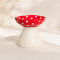 Mushroom Ceramic Pet Bowl｜マッシュルーム セラミックフードボウル｜Nest & Paw