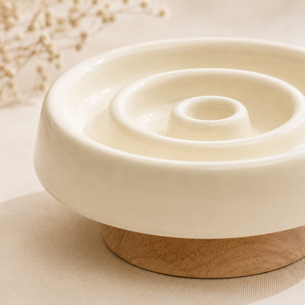 Nordic Slow Feeder Bowl｜ノルディック セラミックスローフードボウル｜Nest & Paw