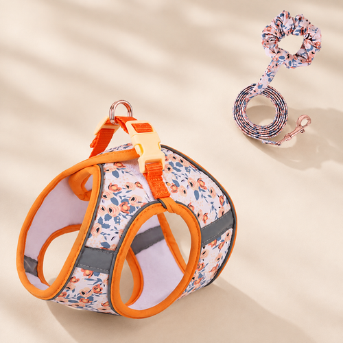 BloomFit™ Harness Set｜花柄ハーネス＆リードセット｜Nest & Paw