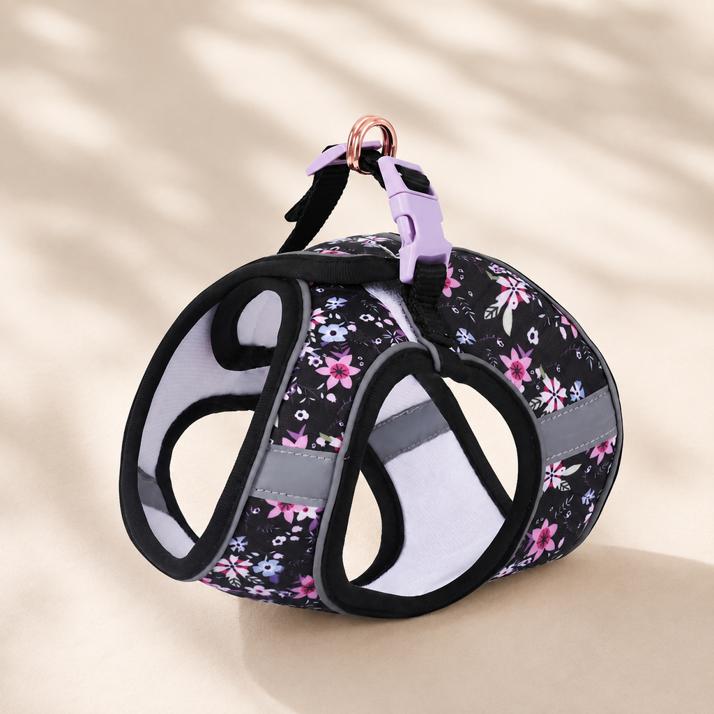 BloomFit™ Harness Set｜花柄ハーネス＆リードセット｜Nest & Paw