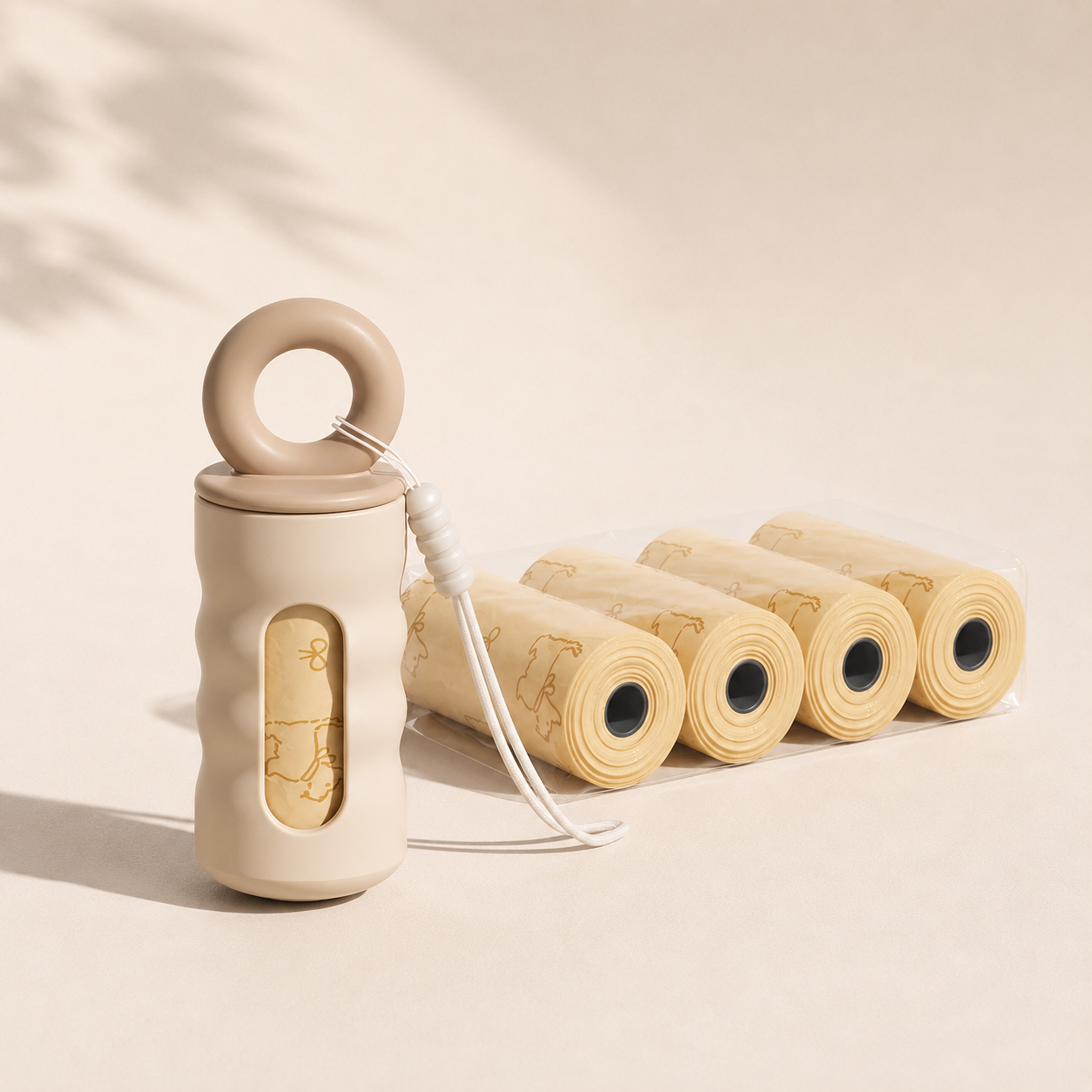 Portable Poop Bag Holder｜お散歩用 うんち袋ホルダー｜Nest & Paw