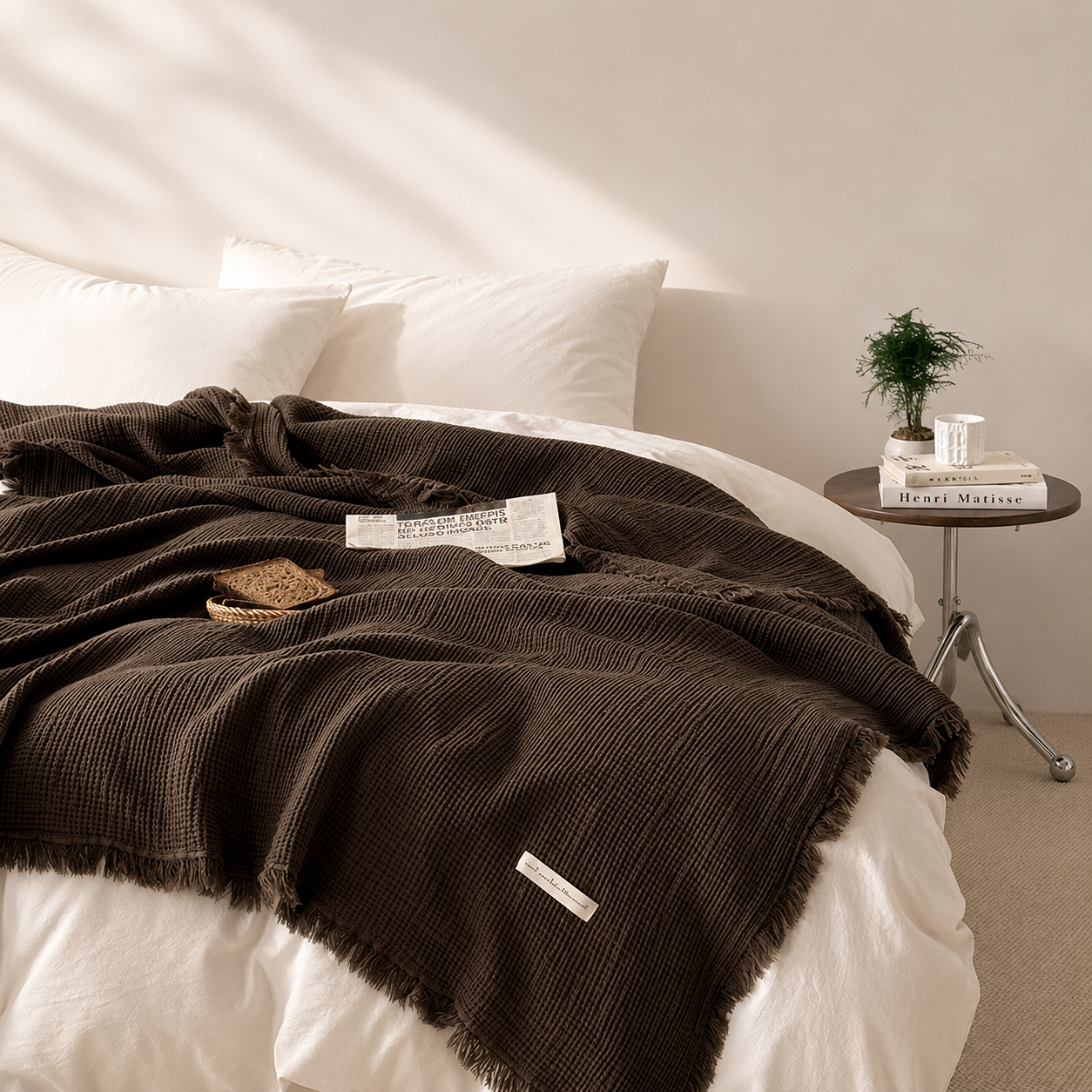 Cotton Gauze Pet Blanket｜4重ガーゼ ペットブランケット｜Nest & Paw