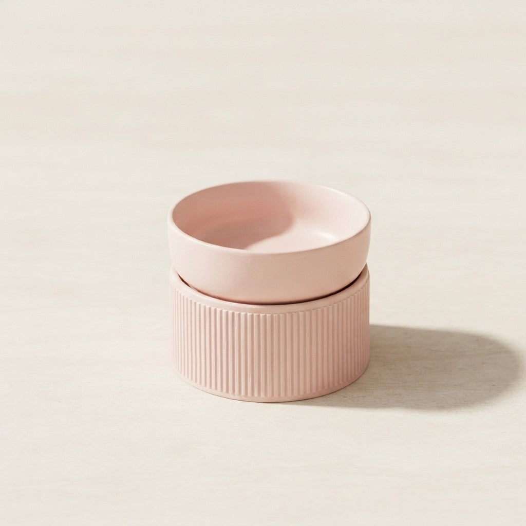 Ceramic Elevated Pet Bowl｜脚付き セラミックフードボウル｜Nest & Paw