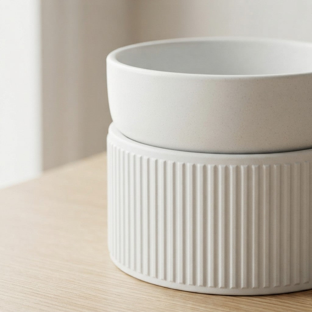 Ceramic Elevated Pet Bowl｜脚付き セラミックフードボウル｜Nest & Paw
