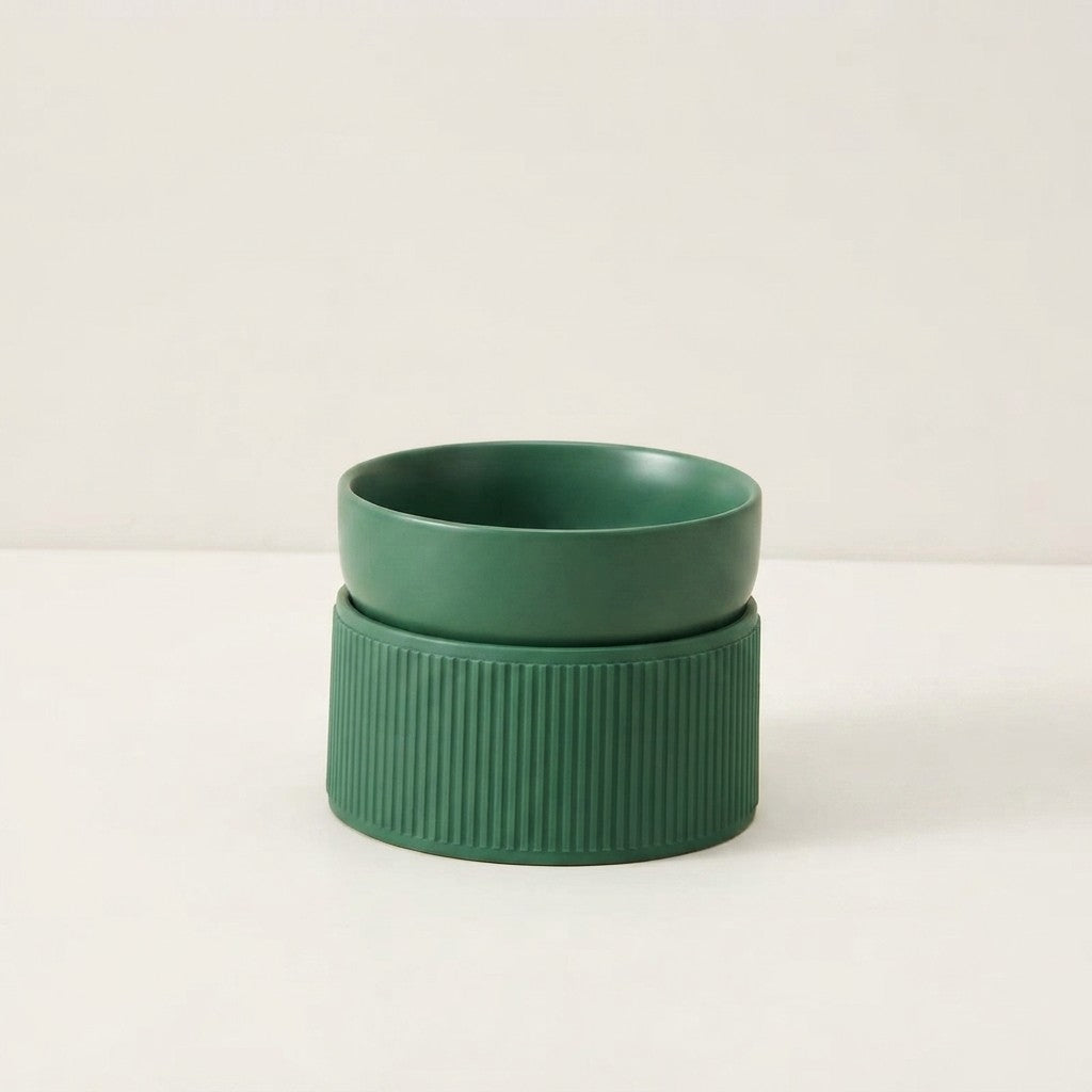 Ceramic Elevated Pet Bowl｜脚付き セラミックフードボウル｜Nest & Paw
